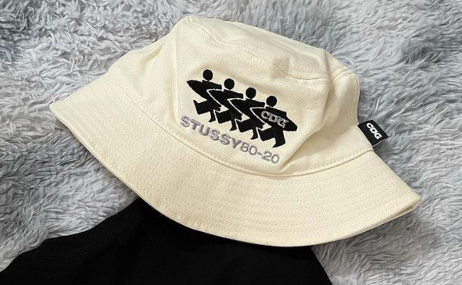 Stussy X CDG Bucket Hat S/M