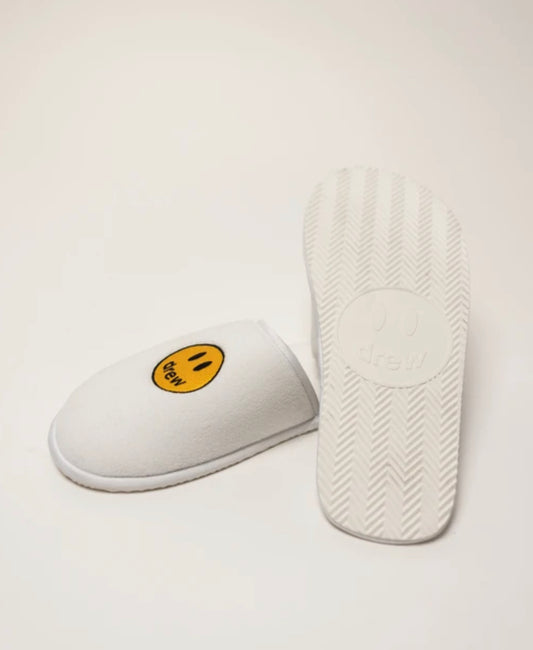 Drew house mascot slippers - white